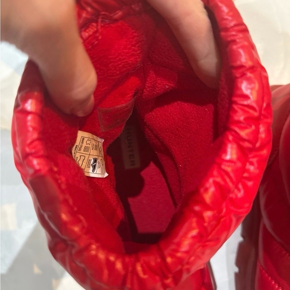 Hunter Vibrant Red Snow Boots - Picture 5 of 6